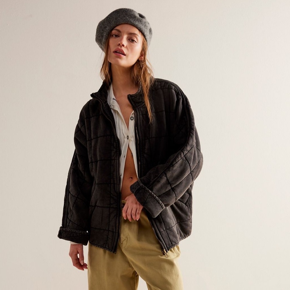Free People Dolman Quilted Jacket